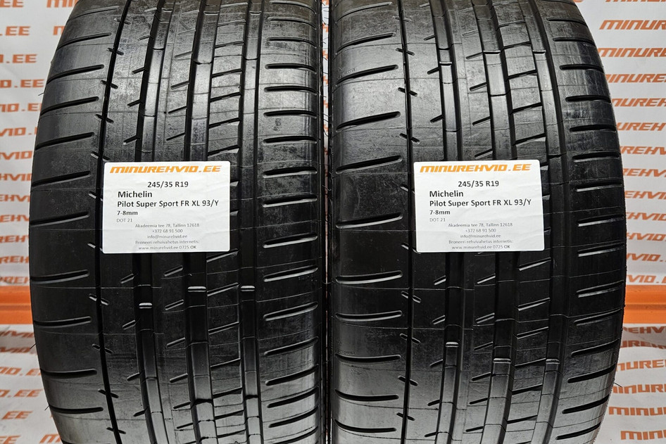 Kasutatud suverehv 245/35R19 Michelin Pilot Super Sport FR XL 93/Y