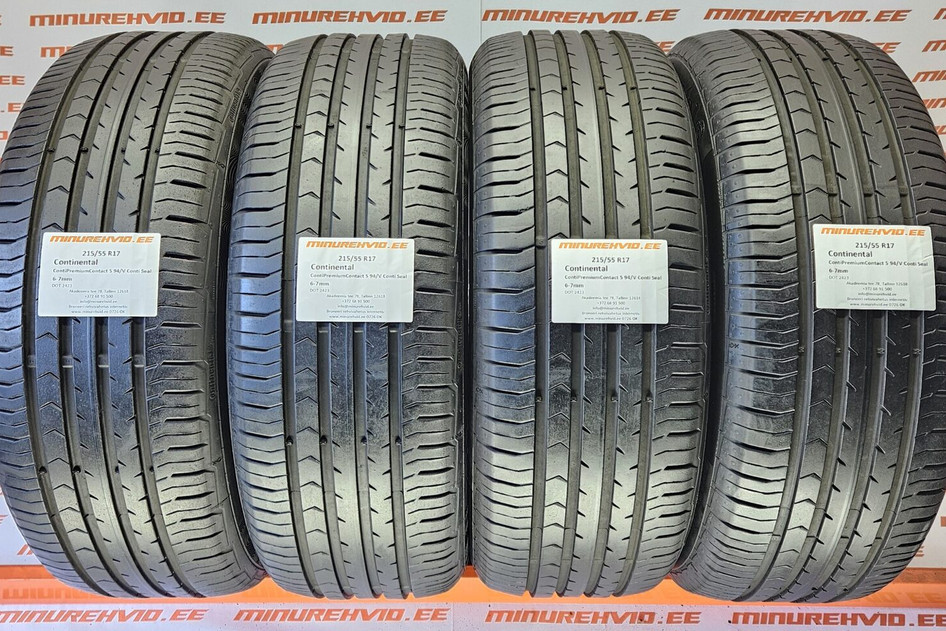 Used summer tire 215/55R17 Continental ContiPremiumContact 5 94/V Conti Seal