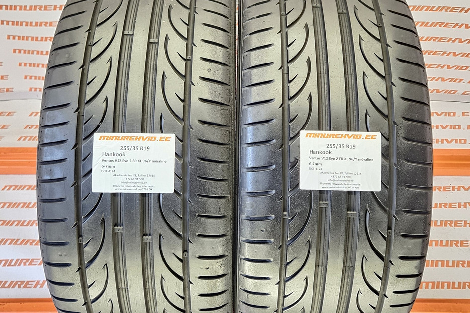 Used summer tire 255/35R19 Hankook Ventus V12 Evo 2 FR XL 96/Y mõraline