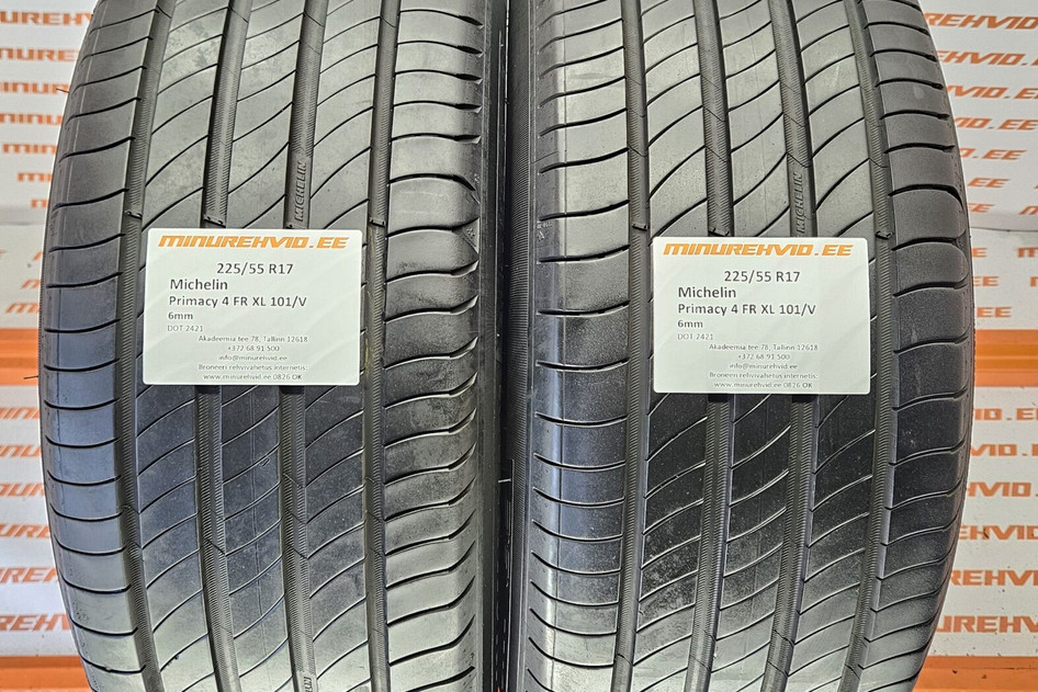 Kasutatud suverehv 225/55R17 Michelin Primacy 4 FR XL 101/V 2421