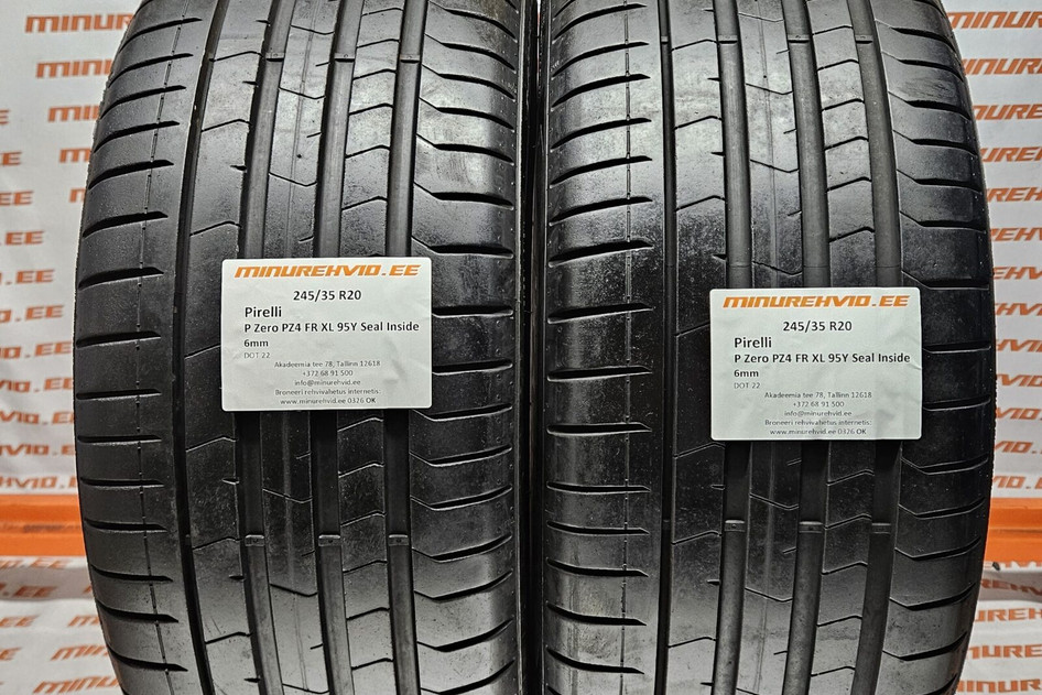 Kasutatud suverehv 245/35R20 Pirelli P Zero PZ4 FR XL 95Y Seal Inside 22