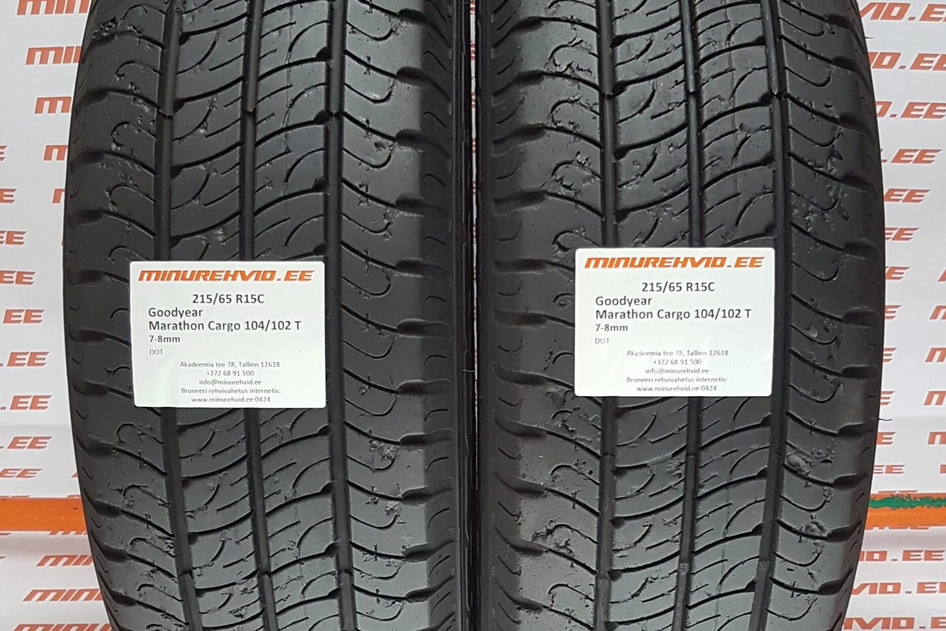 Подержанный летняя шина 215/65R15 GoodYear Marathon Cargo 104/102 T