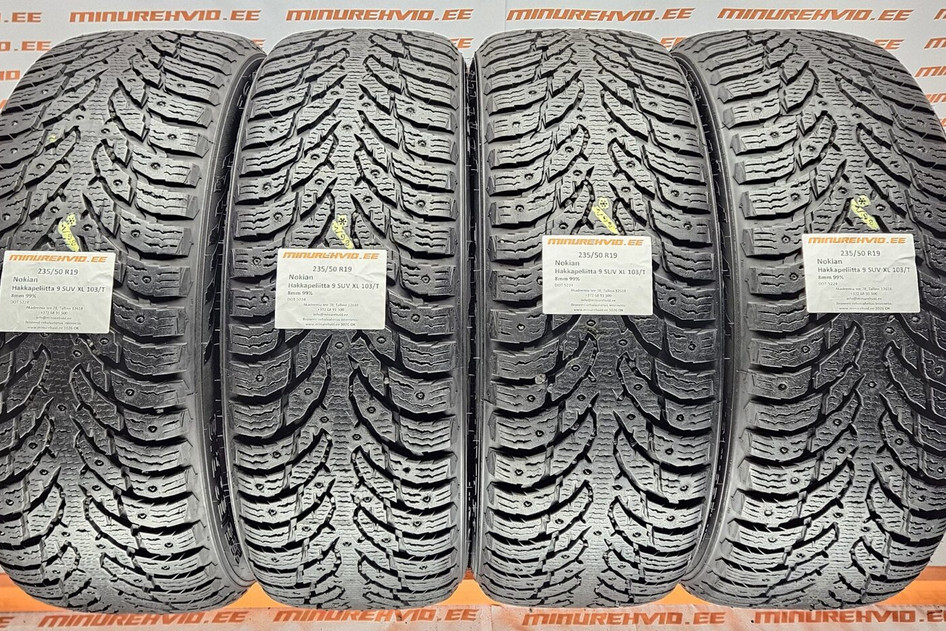 Used studded tire 235/50R19 Nokian Hakkapeliitta 9 SUV XL 103/T