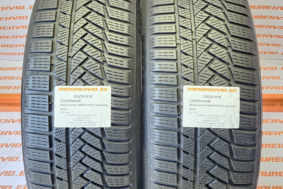 Kasutatud lamellrehv 215/55R18 Continental WinterContact TS850P FR 95/T Seal Inside
