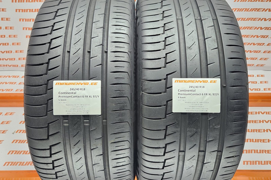 Kasutatud suverehv 245/40R18 Continental PremiumContact 6 FR XL 97/Y
