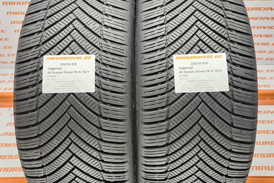Kasutatud lamellrehv 235/35R20 Imperial All Season Driver FR XL 92/Y