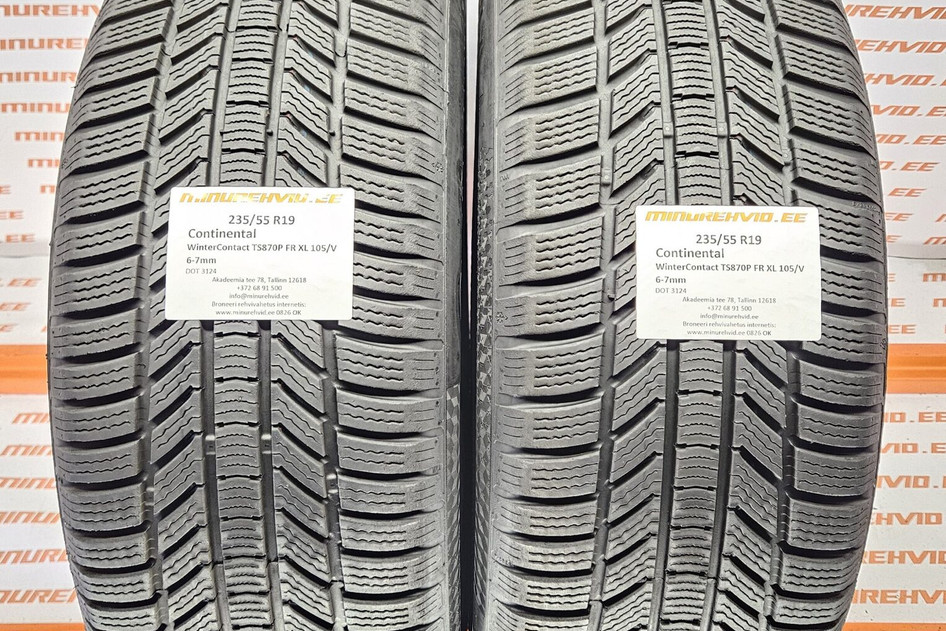 Kasutatud lamellrehv 235/55R19 Continental WinterContact TS870P FR XL 105/V 3124