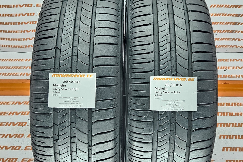 Used summer tire 205/55R16 Michelin Enery Saver + 91/H