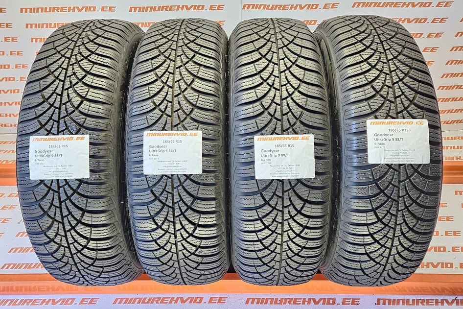Kasutatud lamellrehv 185/65R15 GoodYear UltraGrip 9 88/T