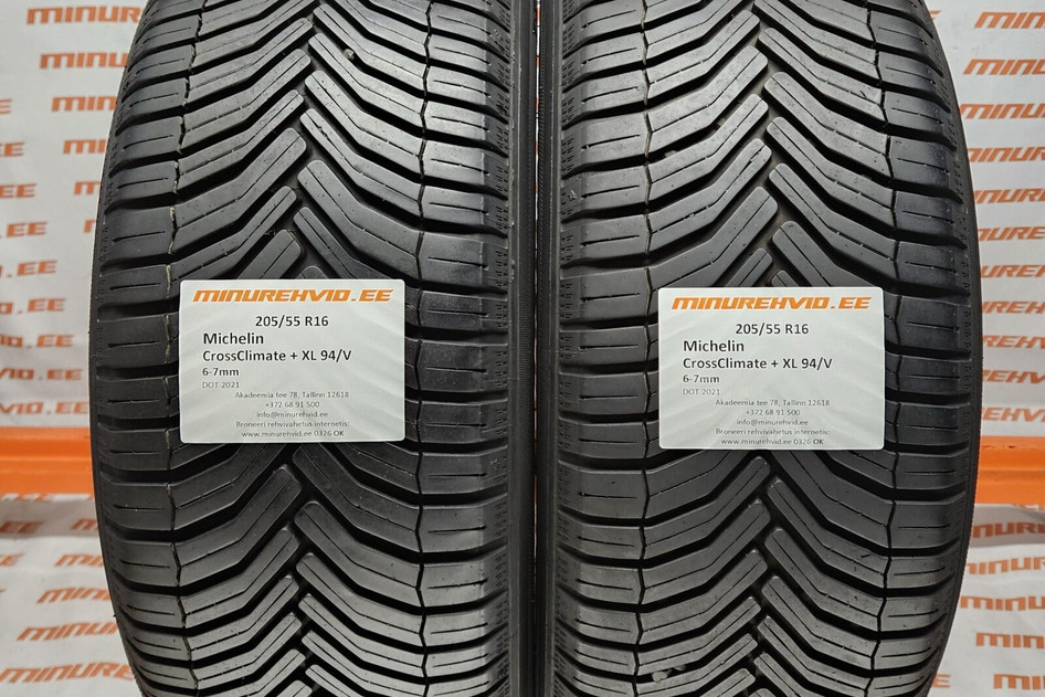 Kasutatud suverehv 205/55R16 Michelin CrossClimate + XL 94/V