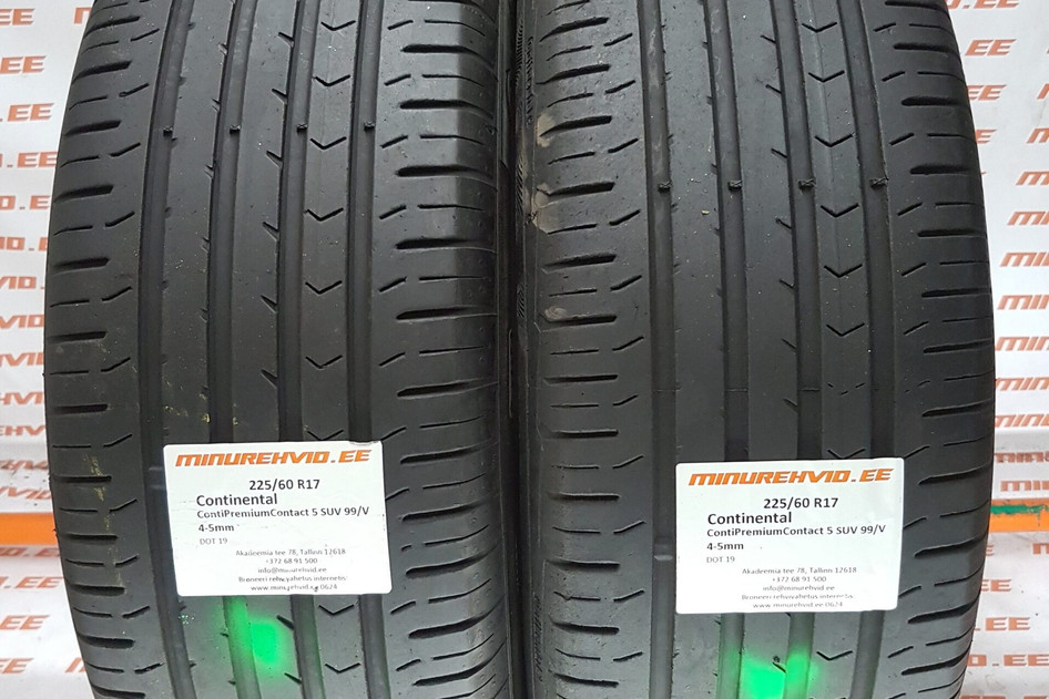 Kasutatud suverehv 225/60R17 Continental ContiPremiumContact 5 SUV 99/V