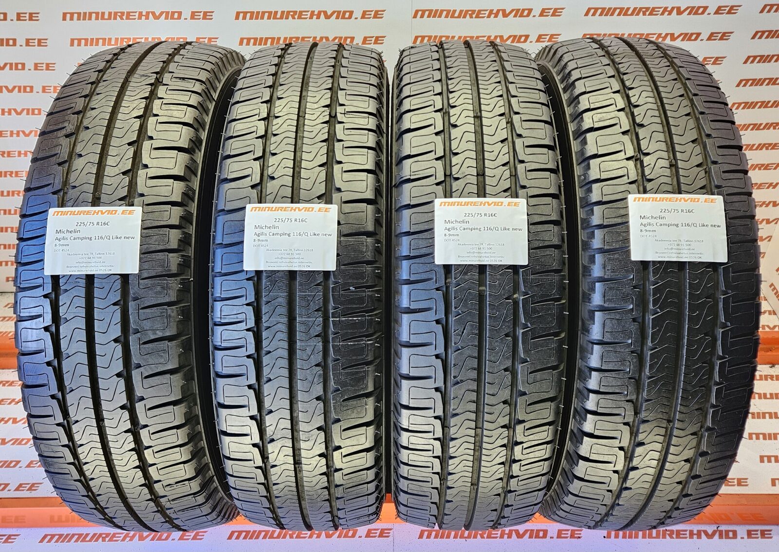 Used summer tire 225/75R16 Michelin Agilis Camping 116/Q Like new