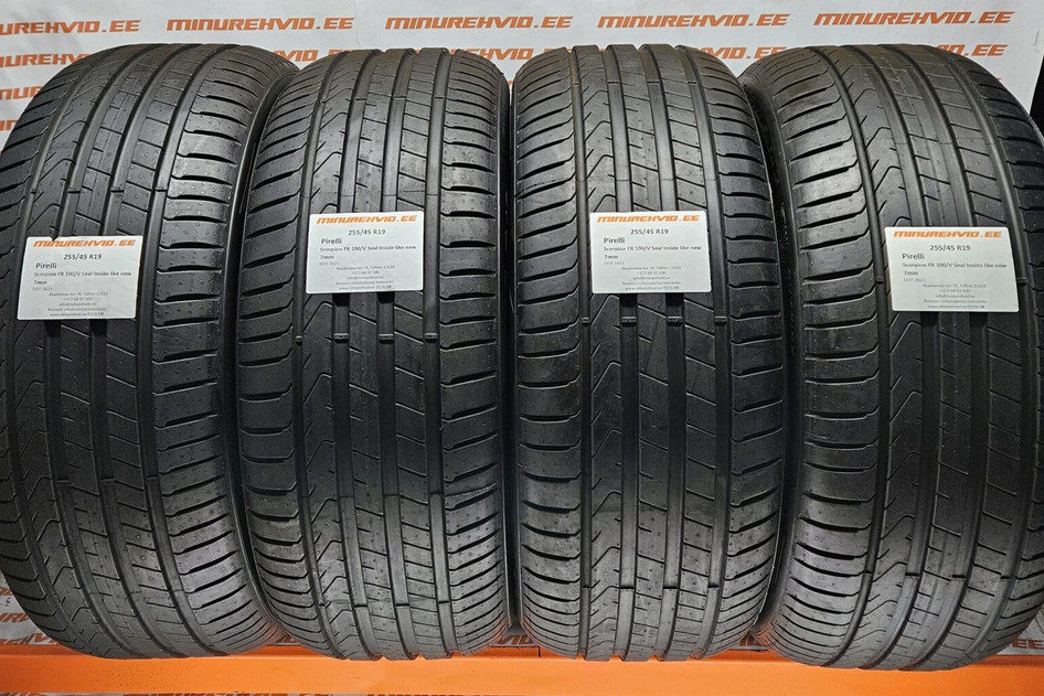 Lietots summer tire 255/45R19 Pirelli Scorpion FR 100/V Seal Inside like new 0424