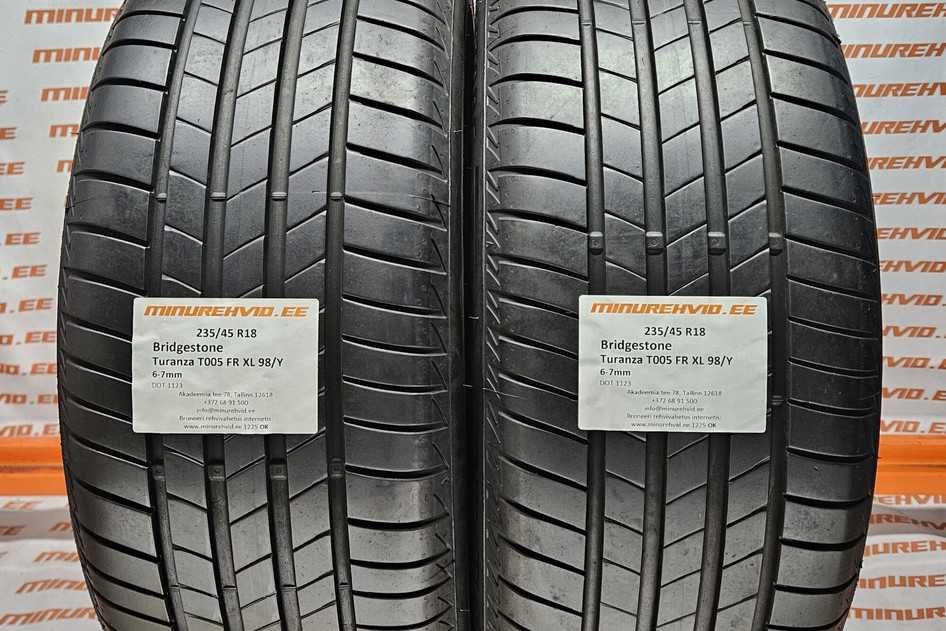 Used summer tire 235/45R18 Bridgestone Turanza T005 FR XL 98/Y
