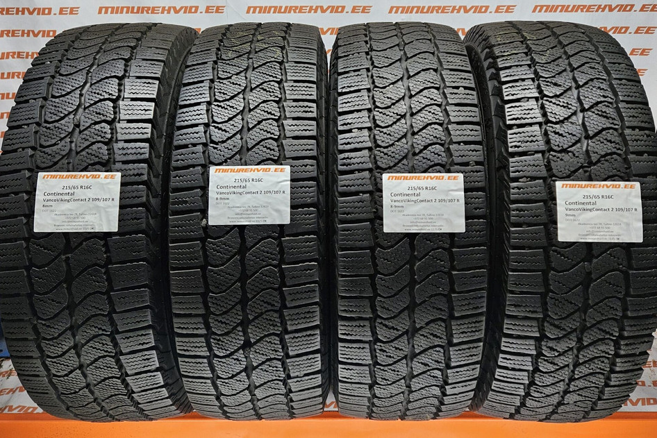 Lietots studless winter tire 215/65R16 Continental VancoVikingContact 2 109/107 R