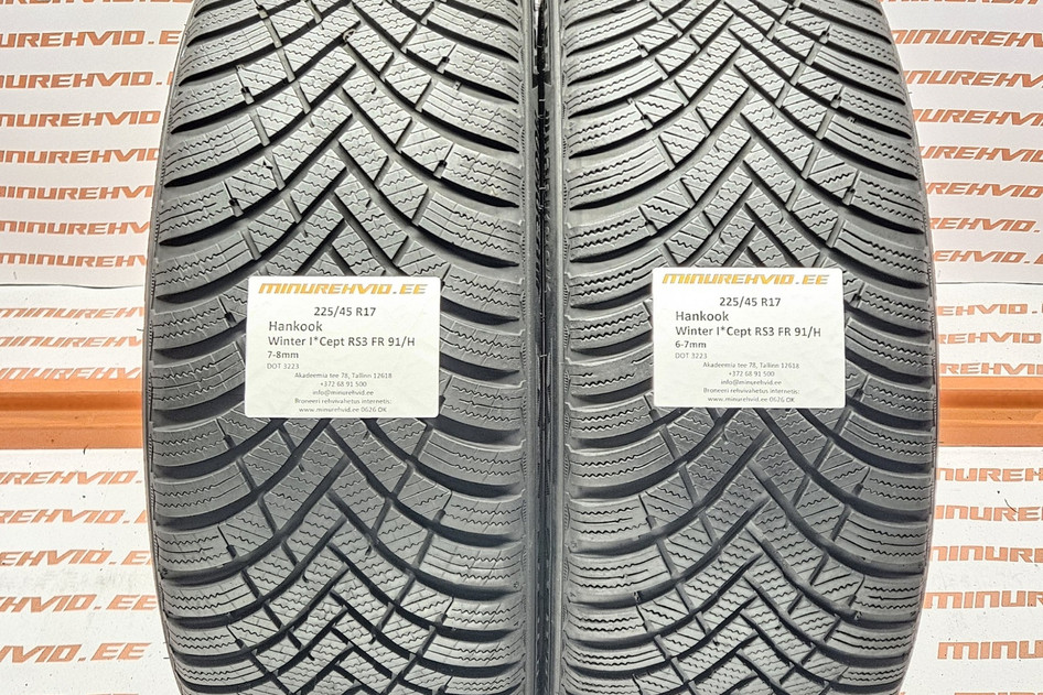 Kasutatud lamellrehv 225/45R17 Hankook Winter I*Cept RS3 FR 91/H