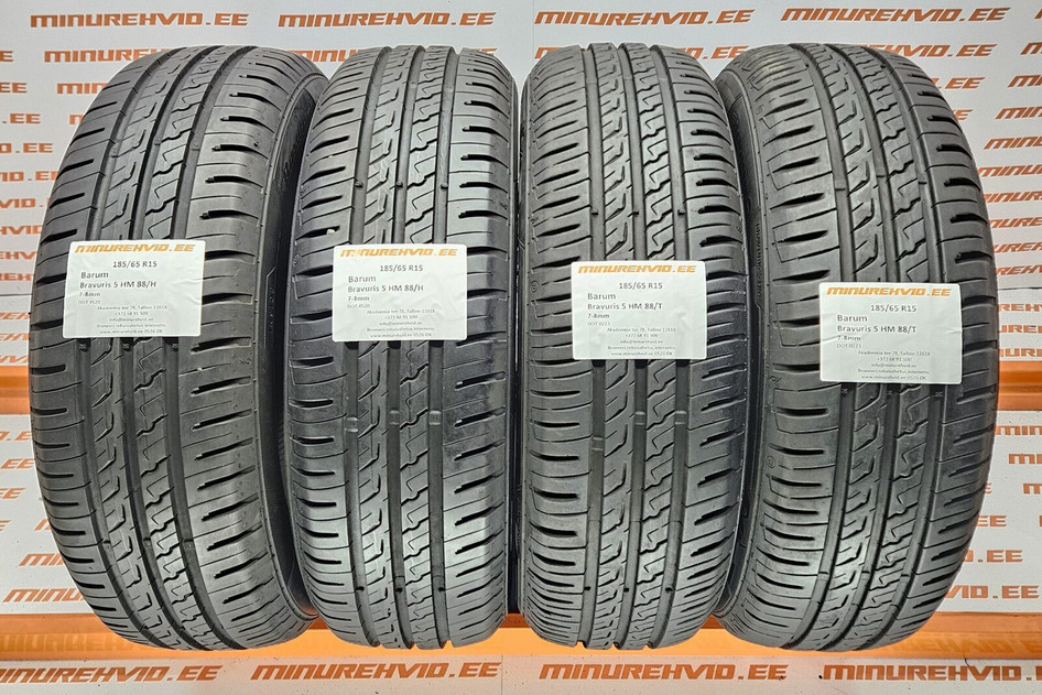 Used summer tire 185/65R15 Barum Bravuris 5 HM 88/H/T 2x0223 2x4520