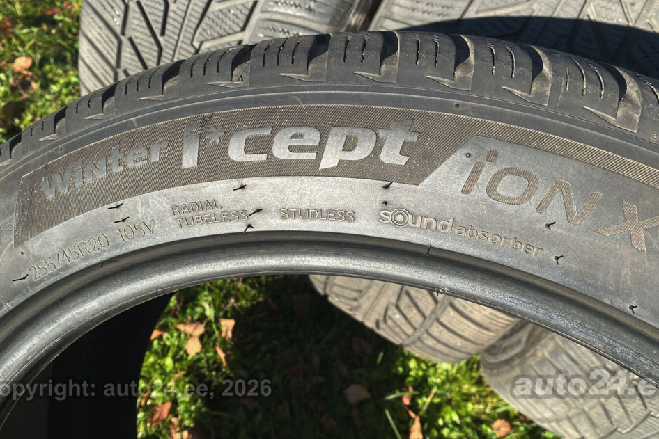 Подержанный нешипованная шина 255/45R20 Hankook Winter I*cept ION X SOUNDABSORBER