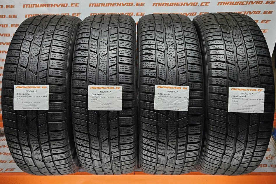 Kasutatud lamellrehv 205/50R17 Continental ContiWinterContact TS830P FR XL 93/H 1222