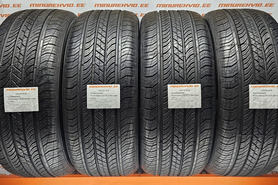 Lietots summer tire 235/50R18 Continental ProContact TX 97/V like new