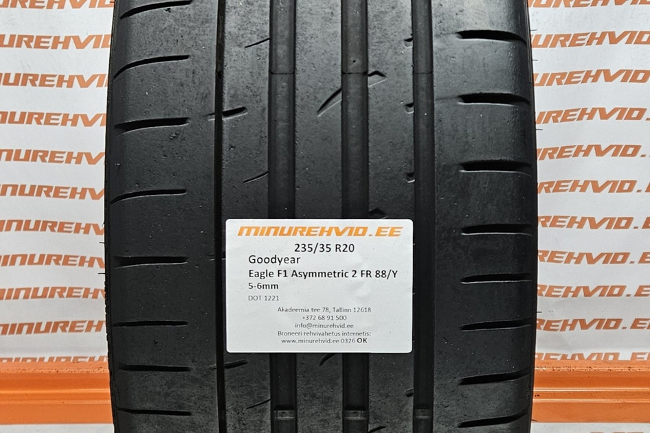 Kasutatud suverehv 235/35R20 GoodYear Eagle F1 Asymmetric 2 FR 88/Y