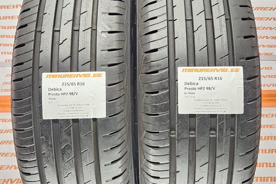 Used summer tire 215/65R16 Debica Presto HP2 98/V