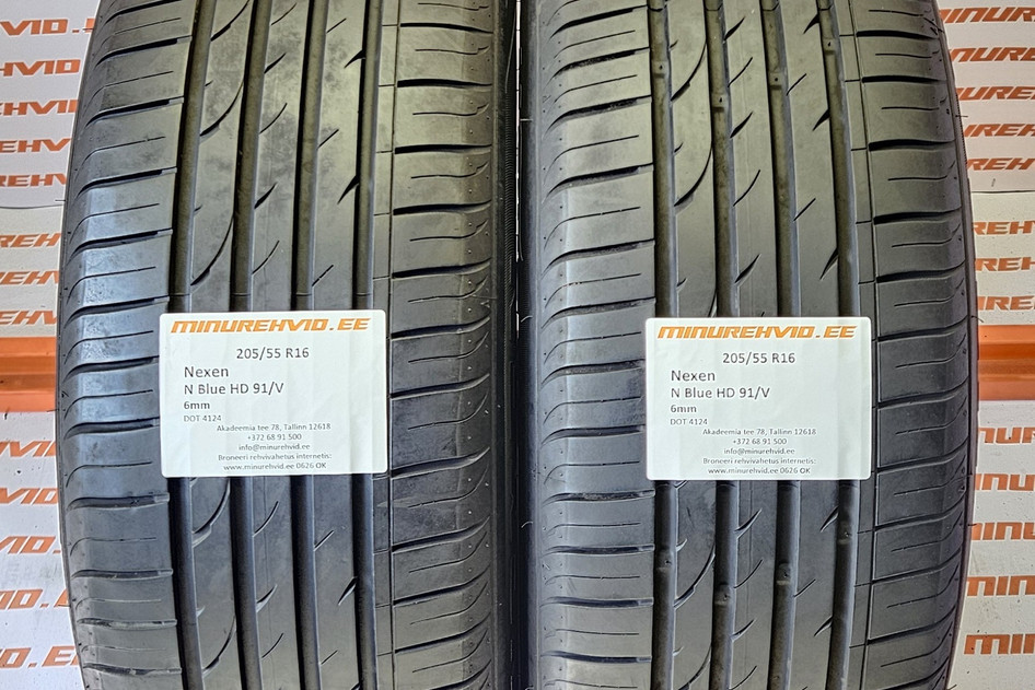 Kasutatud suverehv 205/55R16 Nexen N Blue HD 91/V