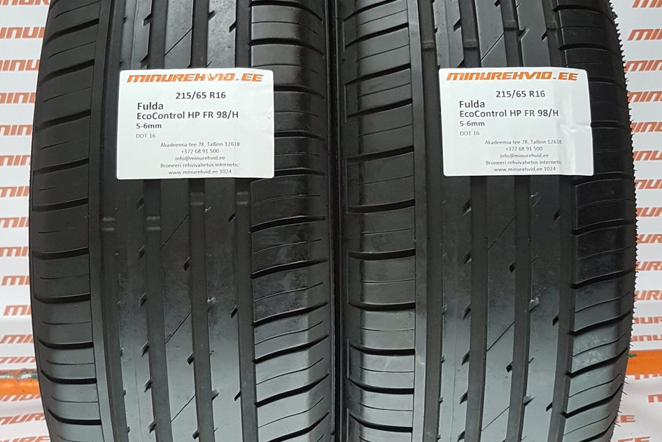 Used summer tire 215/65R16 Fulda EcoControl HP FR 98/H
