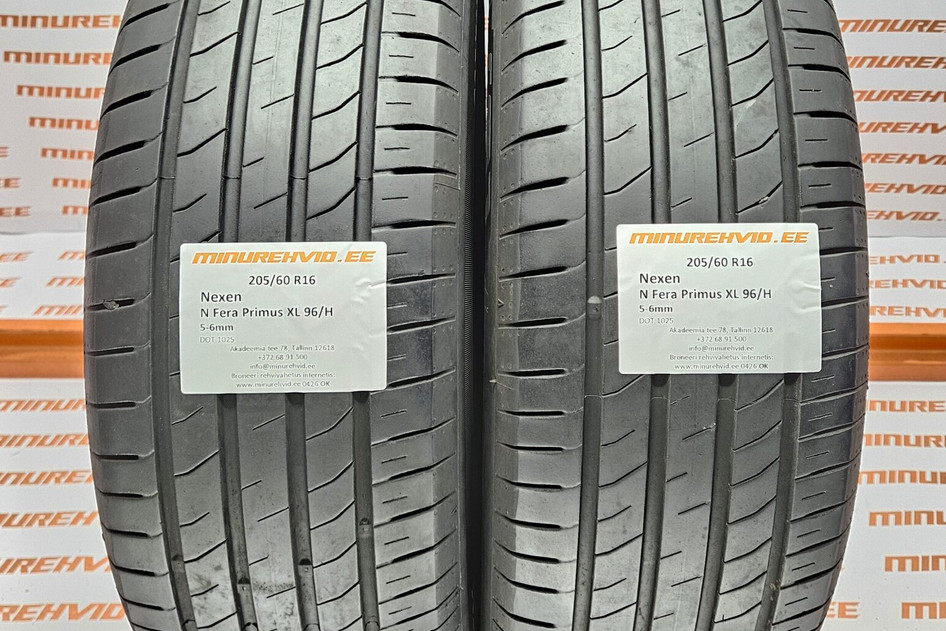 Used summer tire 205/60R16 Nexen N Fera Primus XL 96/H