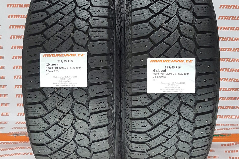 Used studded tire 215/65R16 Gislaved Nord Frost 200 SUV FR XL 102/T