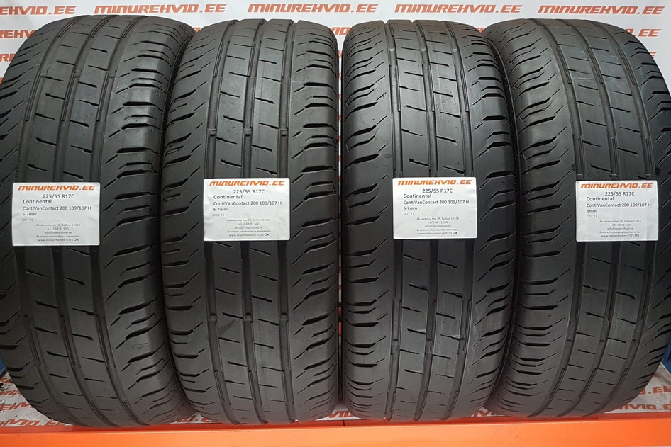 Kasutatud suverehv 225/55R17 Continental ContiVanContact 200 109/107 H