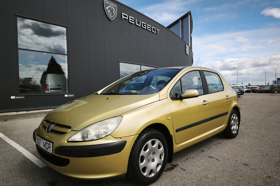 Peugeot 307, 2003, 1.6, 80 kW, bensiin, manuaal, esivedu