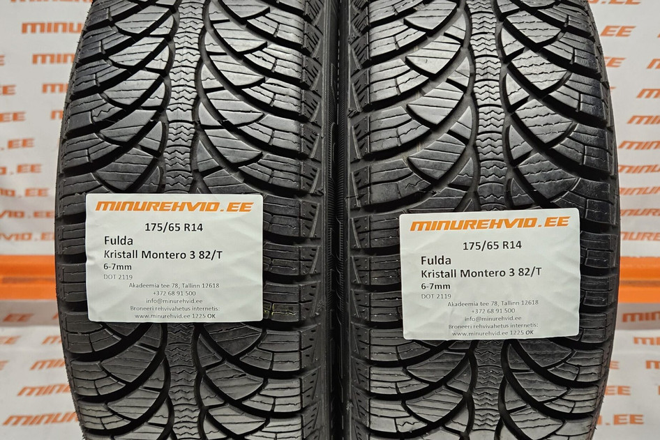 Used studless winter tire 175/65R14 Fulda Kristall Montero 3 82/T