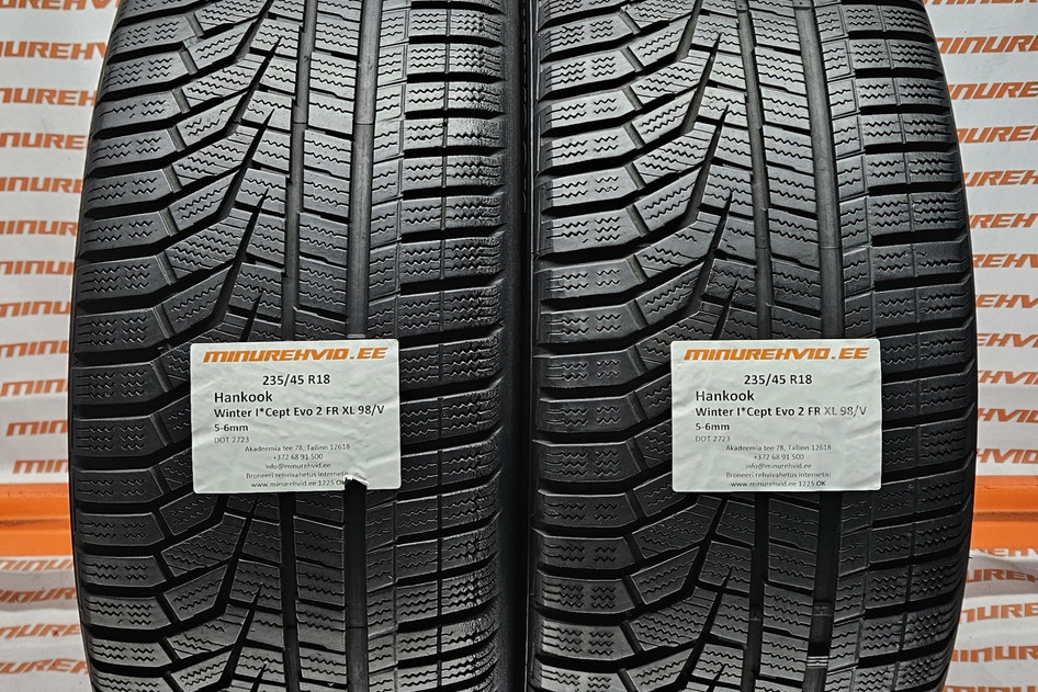 Used studless winter tire 235/45R18 Hankook Winter I*Cept Evo 2 FR XL 98/V