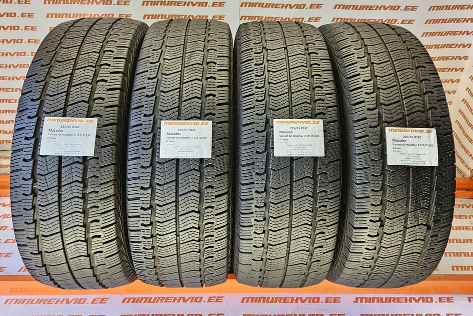 Used studless winter tire 235/65R16 Matador Variant All Weather 2 115/113/R