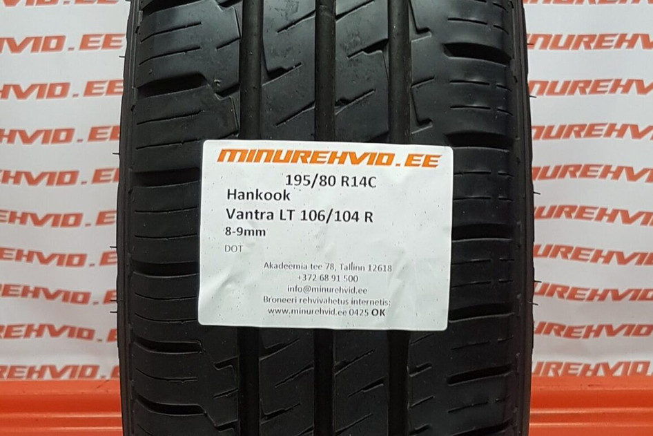 Kasutatud suverehv 195/80R14 Hankook Vantra LT 106/104 R