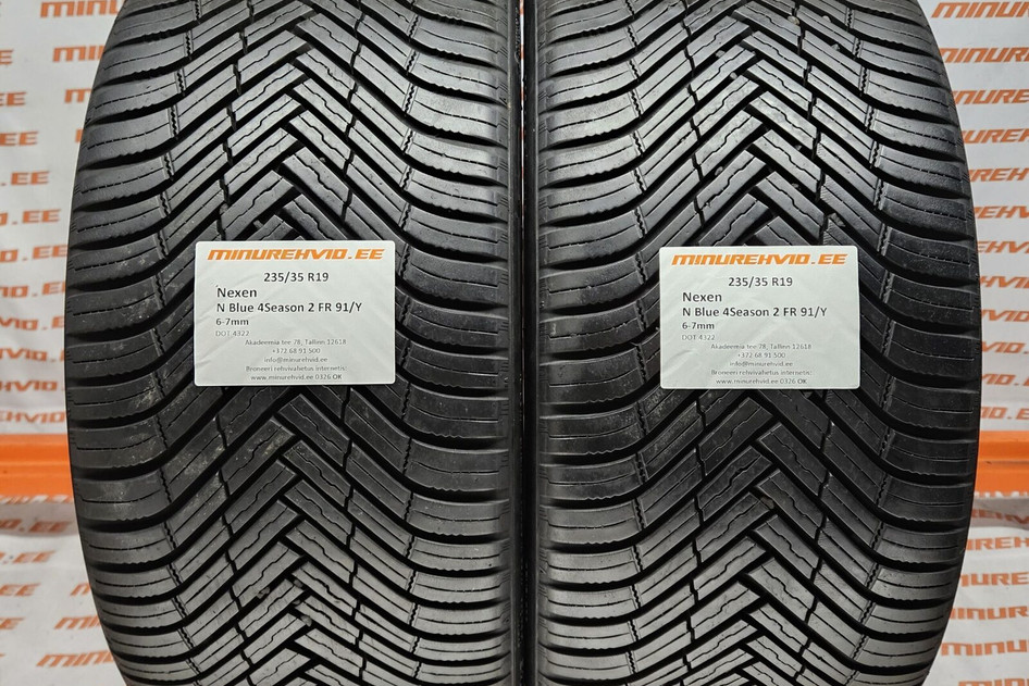 Kasutatud suverehv 235/35R19 Nexen N Blue 4Season 2 FR 91/Y