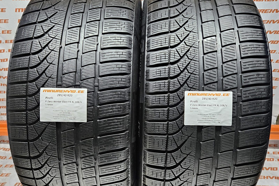 Подержанный нешипованная шина 285/40R20 Pirelli P Zero Winter Elect FR XL 108/V