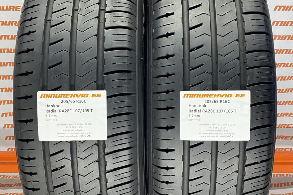 Used summer tire 205/65R16 Hankook Radial RA28E 107/105 T