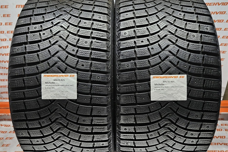 Kasutatud naastrehv 305/35R21 Michelin Latitude X-Ice North + LXIN2 FR XL 109/T