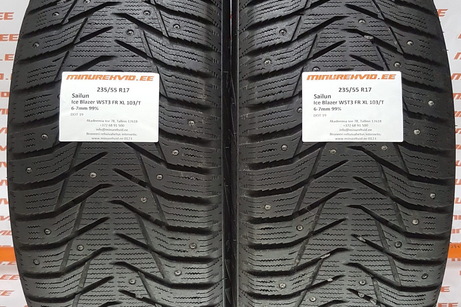 Used studded tire 235/55R17 Sailun Ice Blazer WST3 FR XL 103/T
