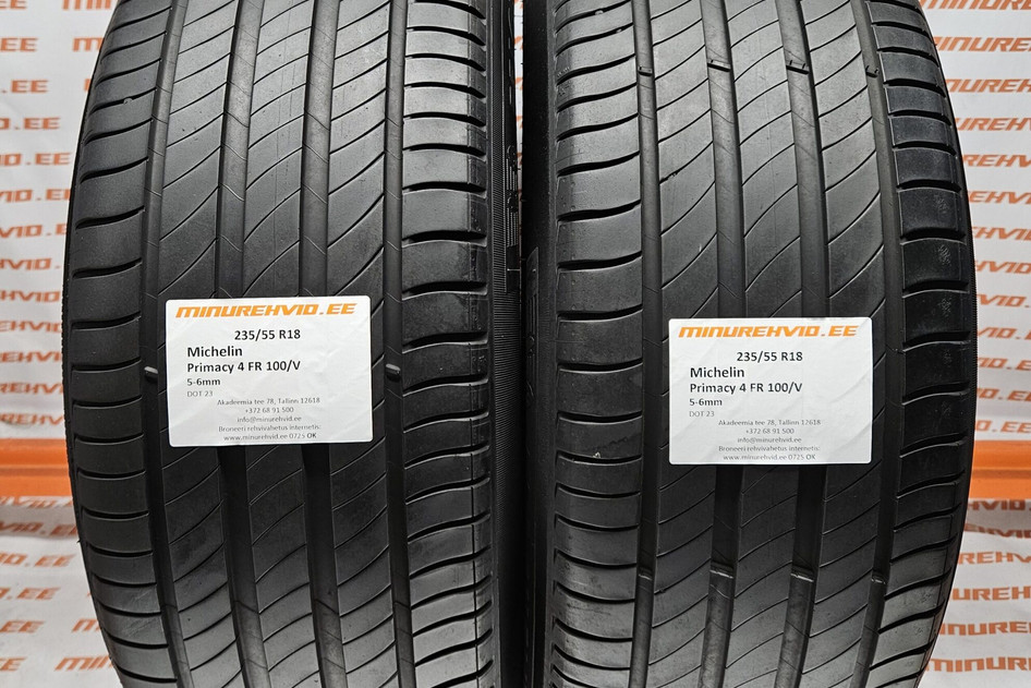 Used summer tire 235/55R18 Michelin Primacy 4 FR 100/V