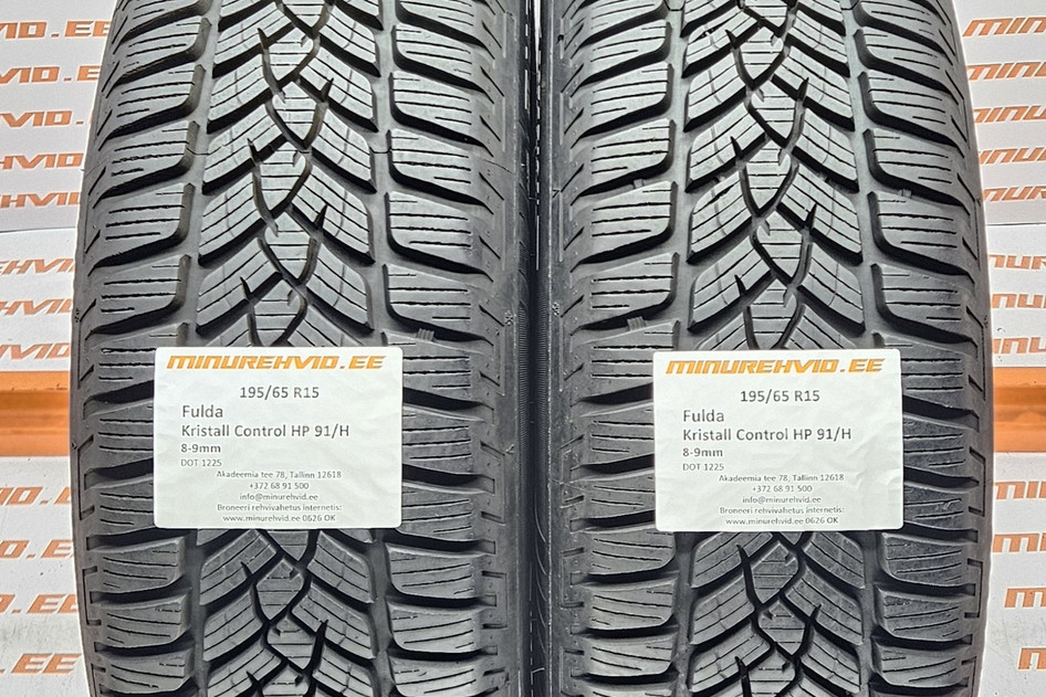 Kasutatud lamellrehv 195/65R15 Fulda Kristall Control HP 91/H