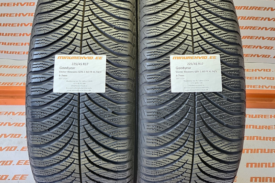 Kasutatud lamellrehv 225/45R17 GoodYear Vector 4Seasons GEN-2 AO FR XL 94/V