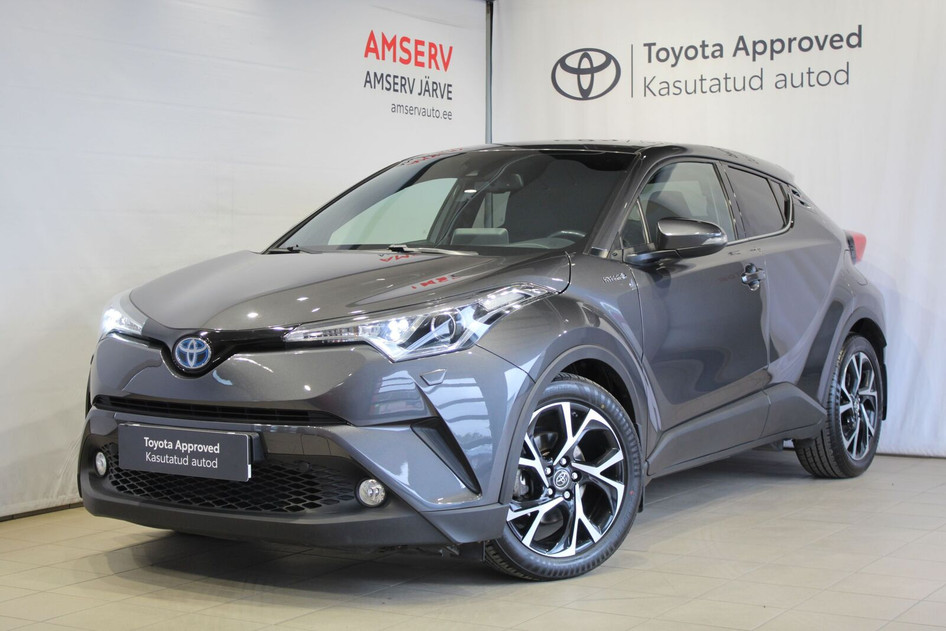 Toyota C-HR, 2019, 1.8, 72 kW, hübriid (bensiin/elekter), automaat, esivedu