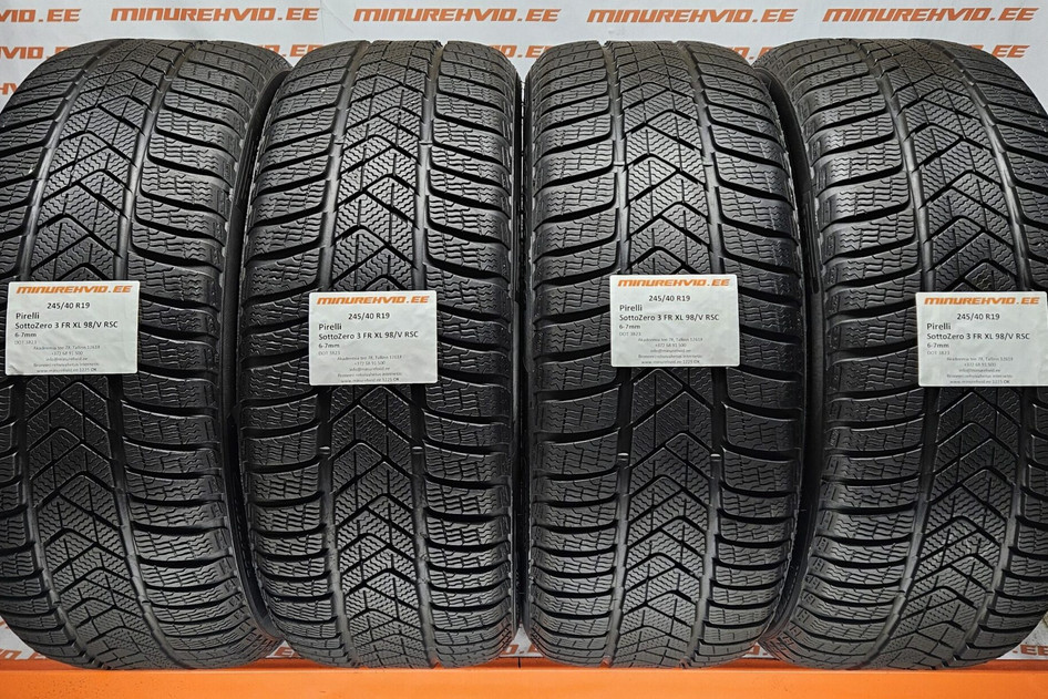 Used studless winter tire 245/40R19 Pirelli SottoZero 3 FR XL 98/V RSC