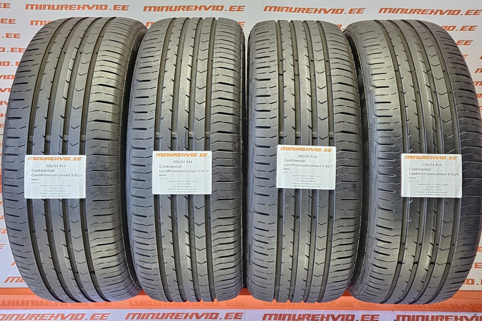 Kasutatud suverehv 205/55R16 Continental ContiPremiumContact 5 91/V 1123