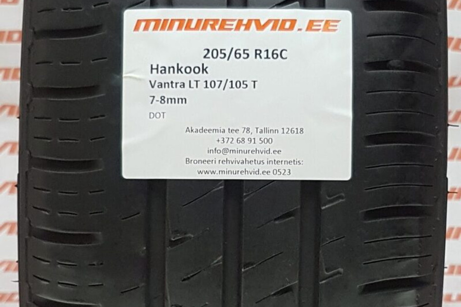 Kasutatud suverehv 205/65R16 Hankook Vantra LT 107/105 T.