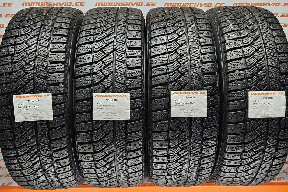 Kasutatud naastrehv 215/60R16 Viatti Brina Nordico 95/T