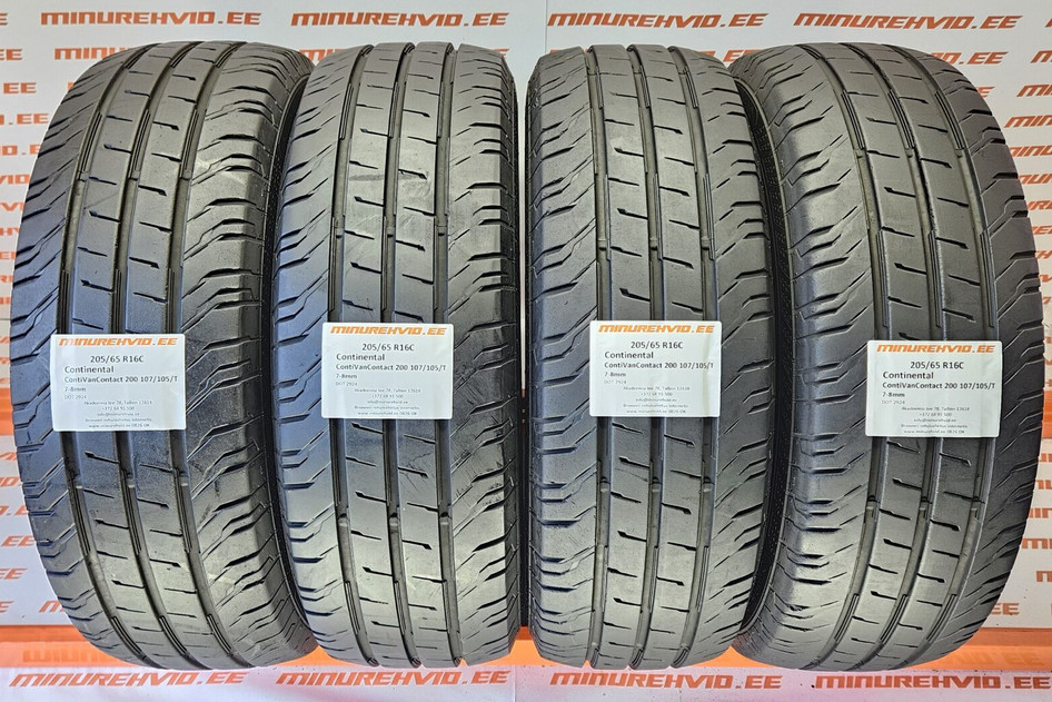 Kasutatud suverehv 205/65R16 Continental ContiVanContact 200 107/105/T 2924/4